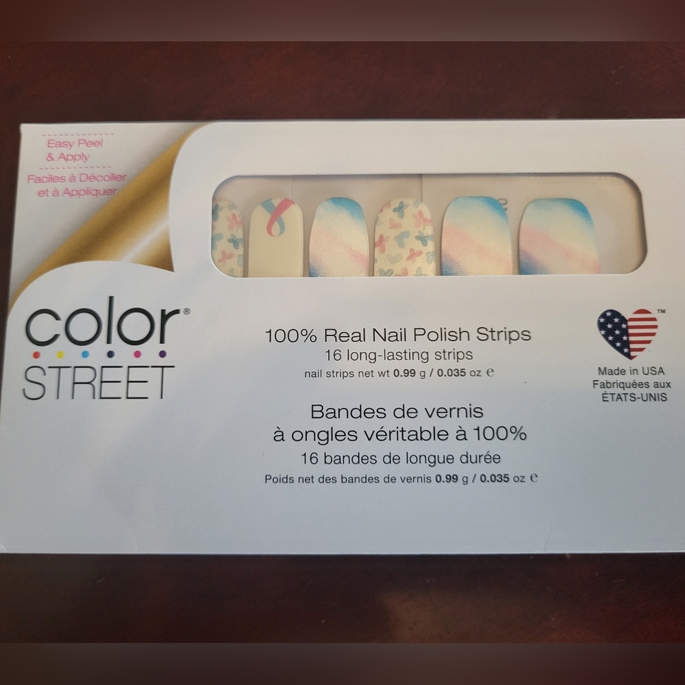 Never Forgotten Color Street Nail Strips